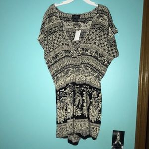 Brand New Patterned Romper